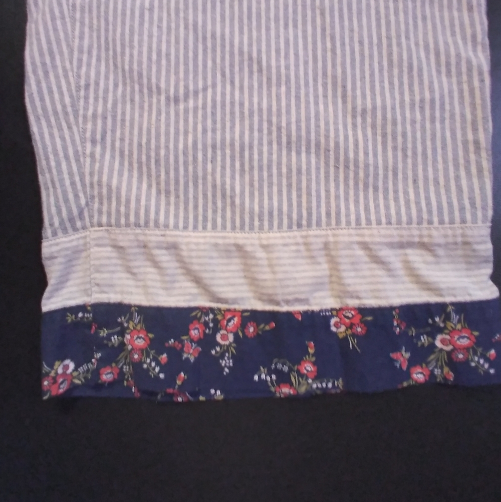 Madewell The New Denim Project Paper Bag Waist Pants Patchwork Hem Streatwear - Picture 8 of 14